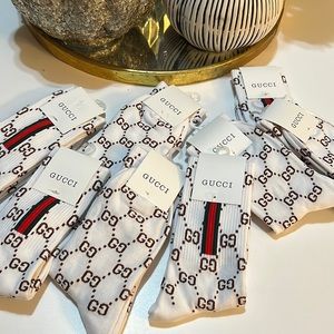 Printed socks w:Traditional red and green🧦